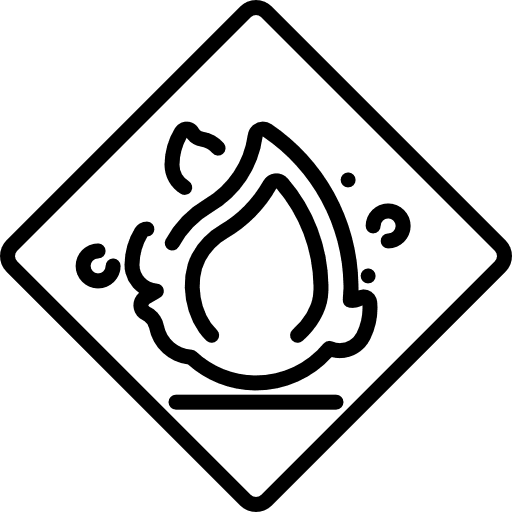 Oxidant oxidant healthcare and medical warning icon
