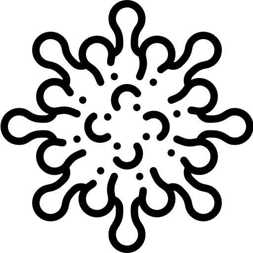 Virus medical education virus icon