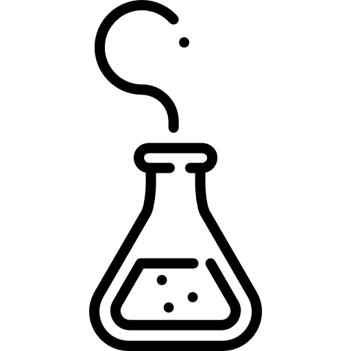 Flask education flask test tube icon