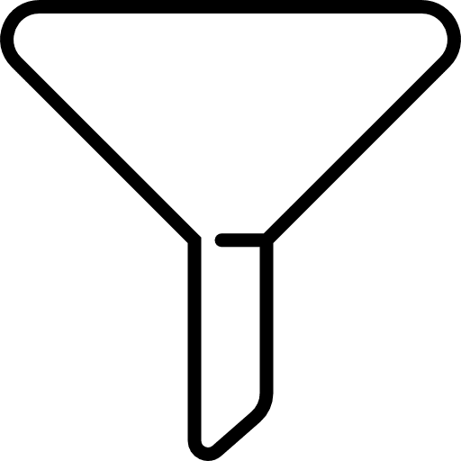 Funnel education healthcare and medical tool icon