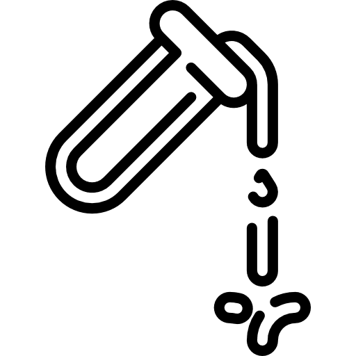 Test tube laboratory chemical healthcare and medical icon