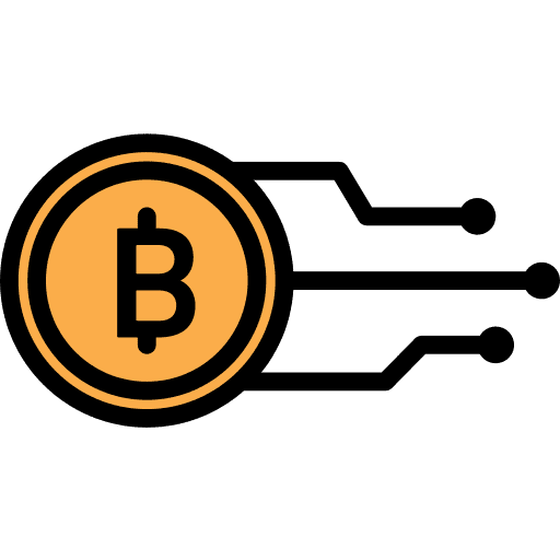 Bitcoin currency cash bitcoin icon