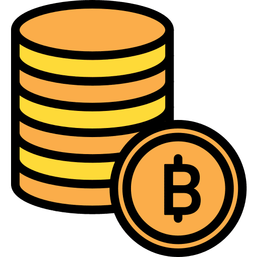 Bitcoin currency cash bitcoin icon