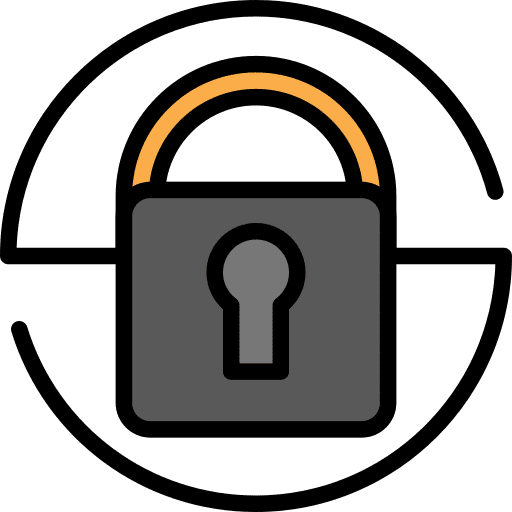 Padlock locked lock padlock icon