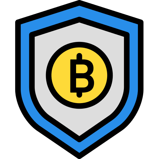 Shield money bitcoins bitcoin icon