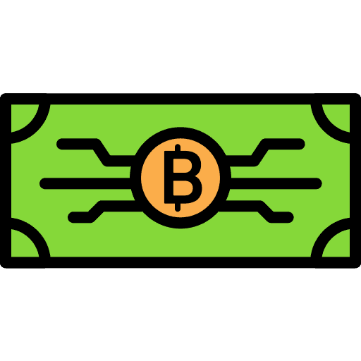 Bitcoin business and finance cryptocurrency bitcoin icon