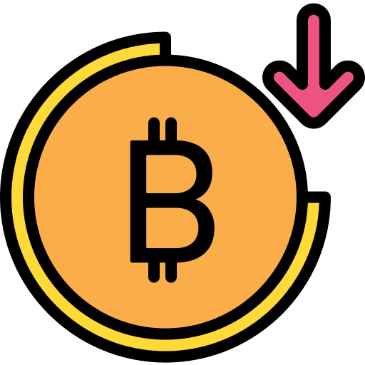 Bitcoin business money business and finance icon