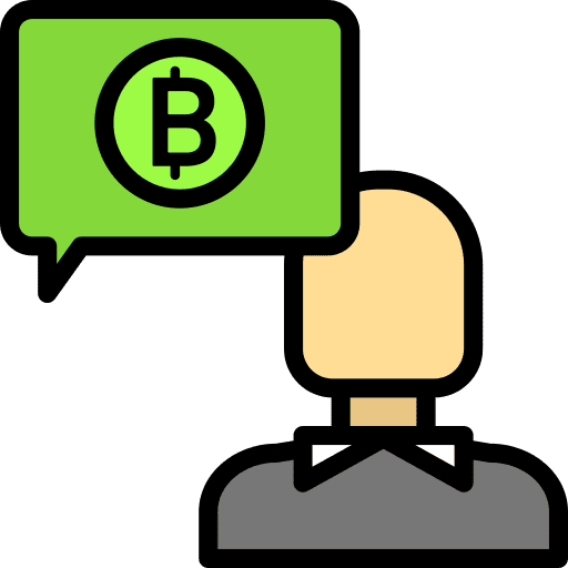 Chat chat investment consulting icon