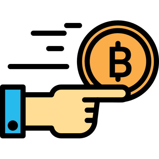 Bitcoin business cash money icon
