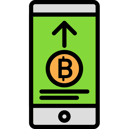 Smartphone ui business and finance communications icon