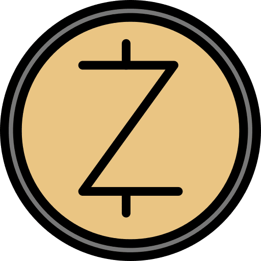 Zcoin business finance cryptocurrency icon