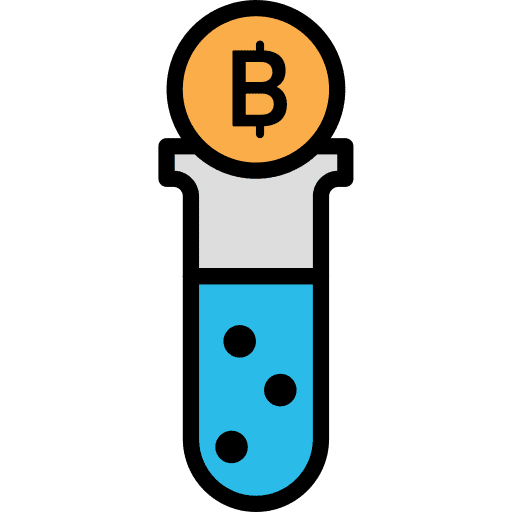 Bitcoin coin cash business icon