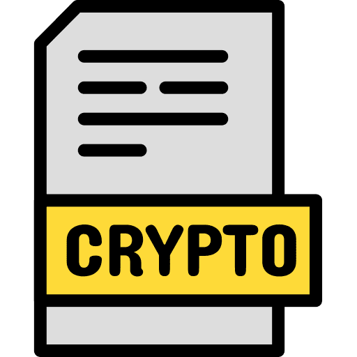 File cryptocurrency document business and finance icon