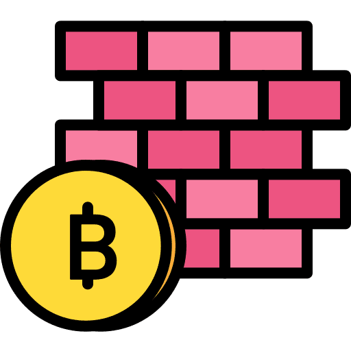 Firewall fire technology firewall icon