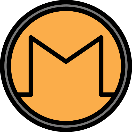 Monero open code bitcoin cryptocurrency icon