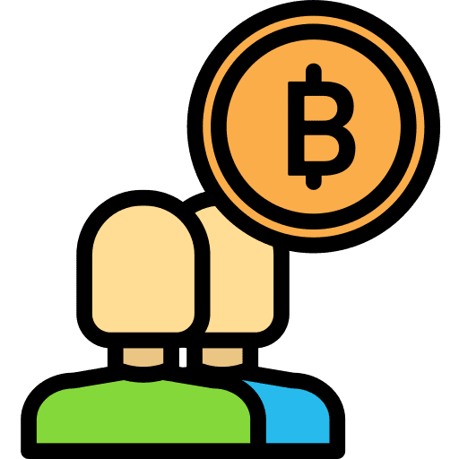 Partners document file bitcoin icon