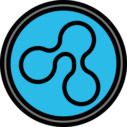 Ripple business and finance ripple currency icon