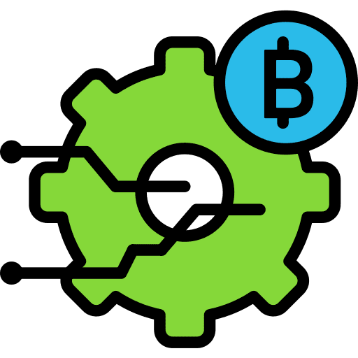 Settings configuration setting blockchain icon
