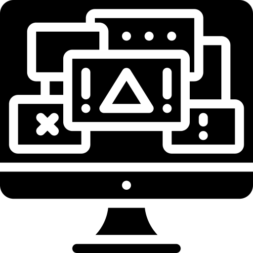 Computer avatar computer cybercrime icon