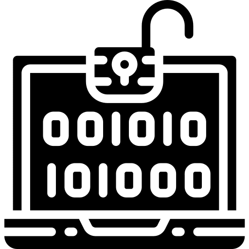 Hacking unlocked seo and web security icon