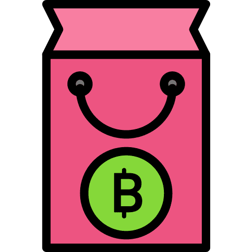 Shopping bag payment method bag ecommerce icon