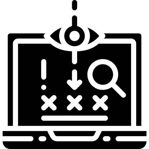 Spyware harm browser spying icon