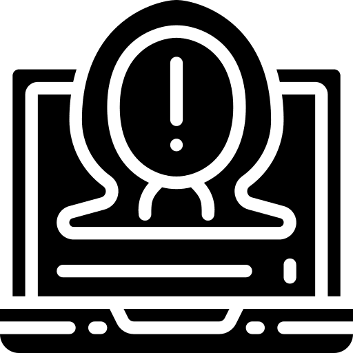 Hacker crime avatar people icon