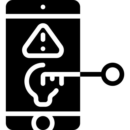 Unlock security smartphone ui icon