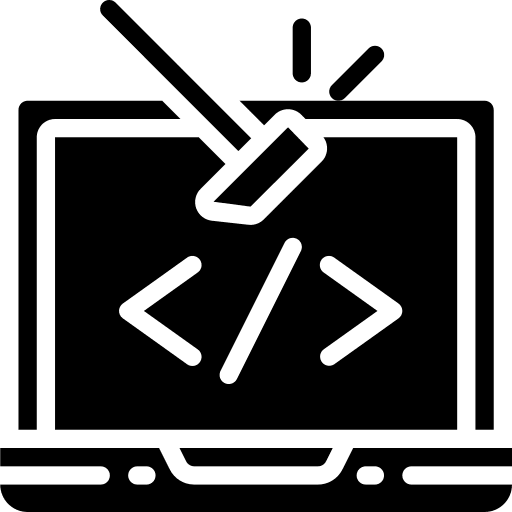 Computer safety computer laptop icon