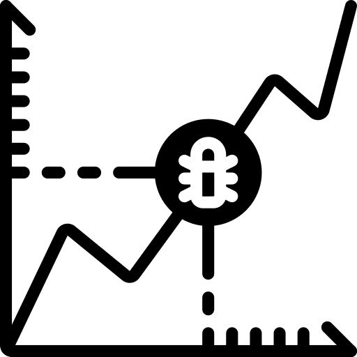 Malware bug computer programming icon