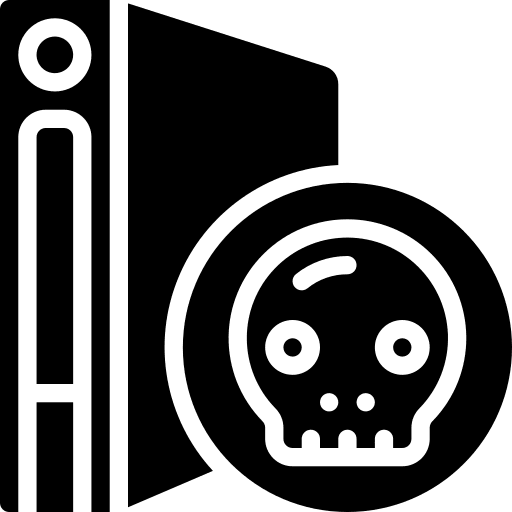 Malware malware danger skull icon
