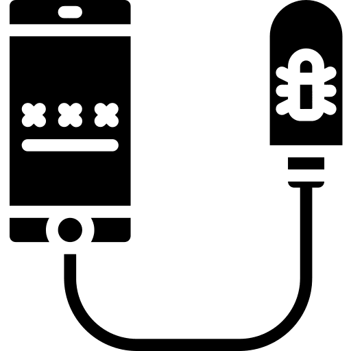 Password electronics technology smartphone icon