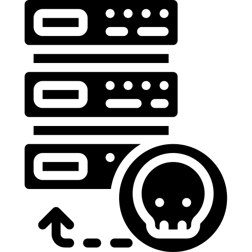 Server crime seo and web server icon