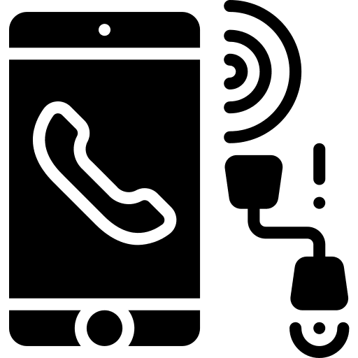 Voice recognition mobile phone voice recognition security icon