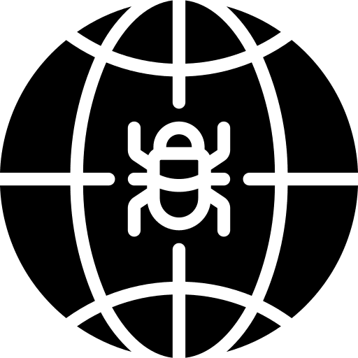 Worldwide worldwide interface internet security icon