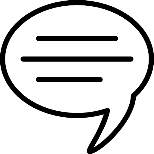 Forum chat communication communications icon