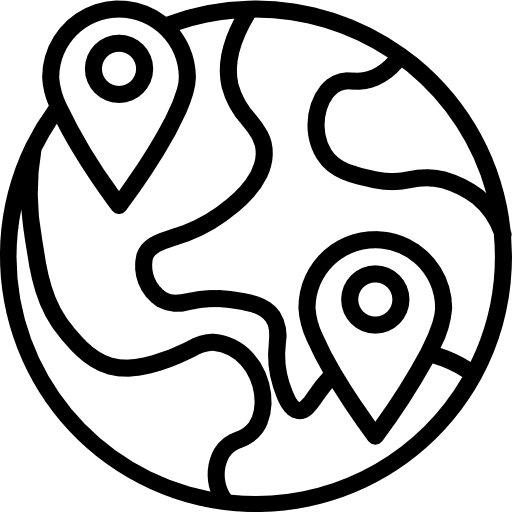 Location world financial placeholder multimedia icon