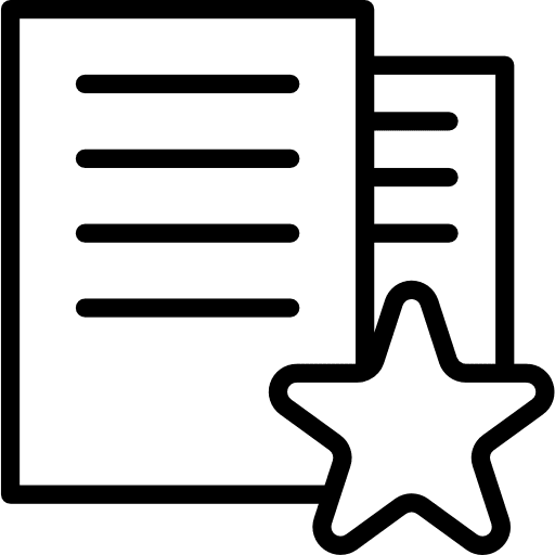 Review review rating document icon