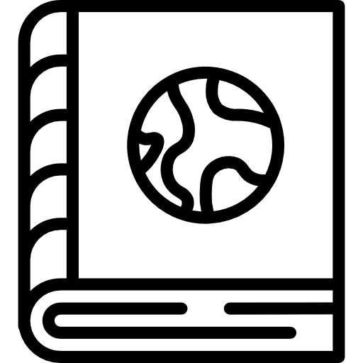 Guide book tourism guide book holidays icon