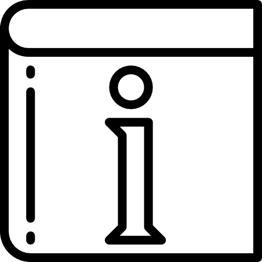 Manual guide education instruction icon