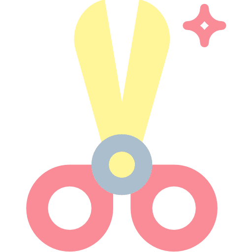 Scissors clothing fashion design garment icon