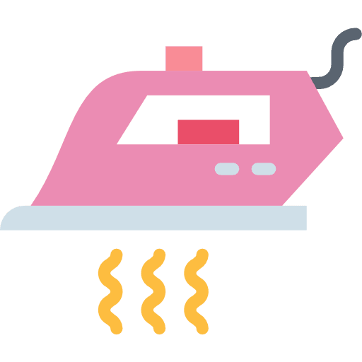 Iron home housework appliances icon