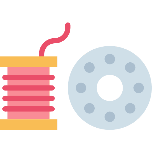 Thread needle art and design fashion icon