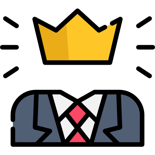 King leader king business and finance icon