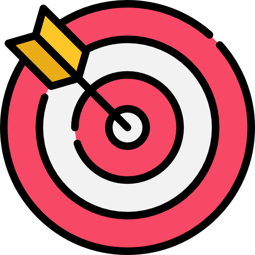 Target dart board target business and finance icon