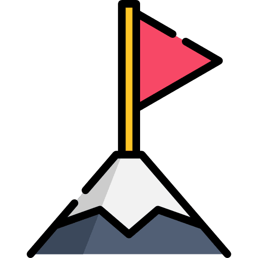 Top business top objective icon