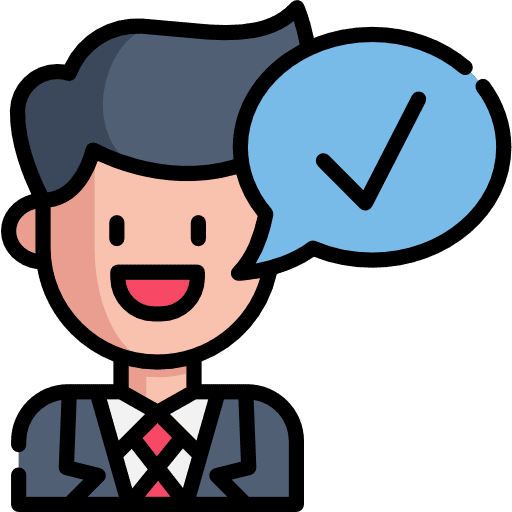 Businessman boss avatar leader icon