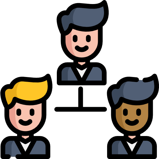 Teamwork management teamwork people icon