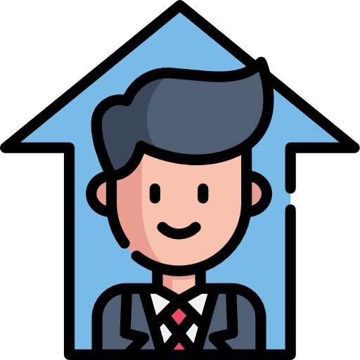 Businessman growth businessman success icon