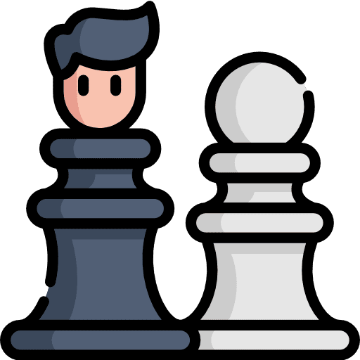 Chess sport pawn chess piece icon